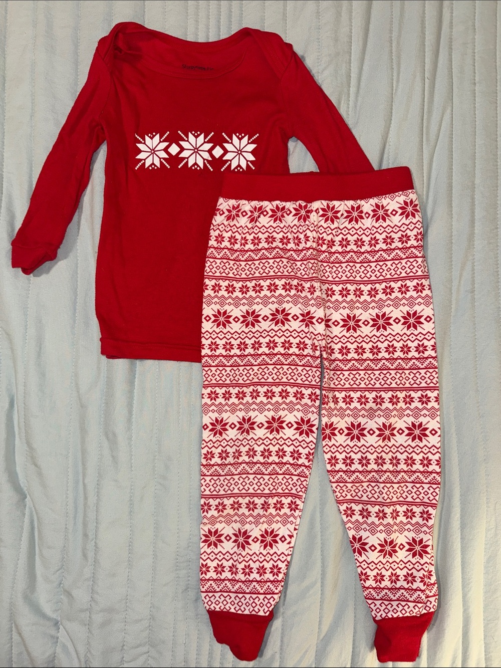 Holiday PJs Red Snowflake